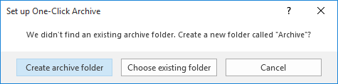 outlook for mac archive button greyed out
