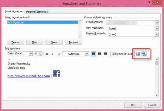 how to add your logo to your email signature in outlook