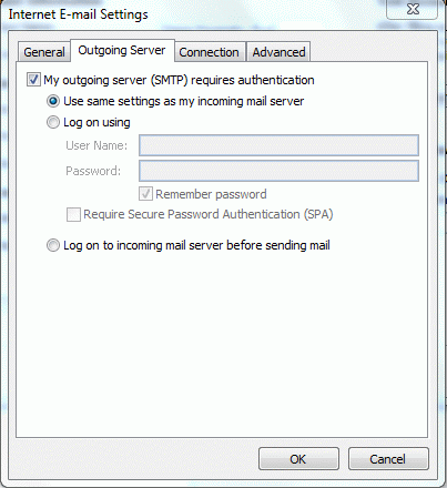 outlook mail server settings hotmail